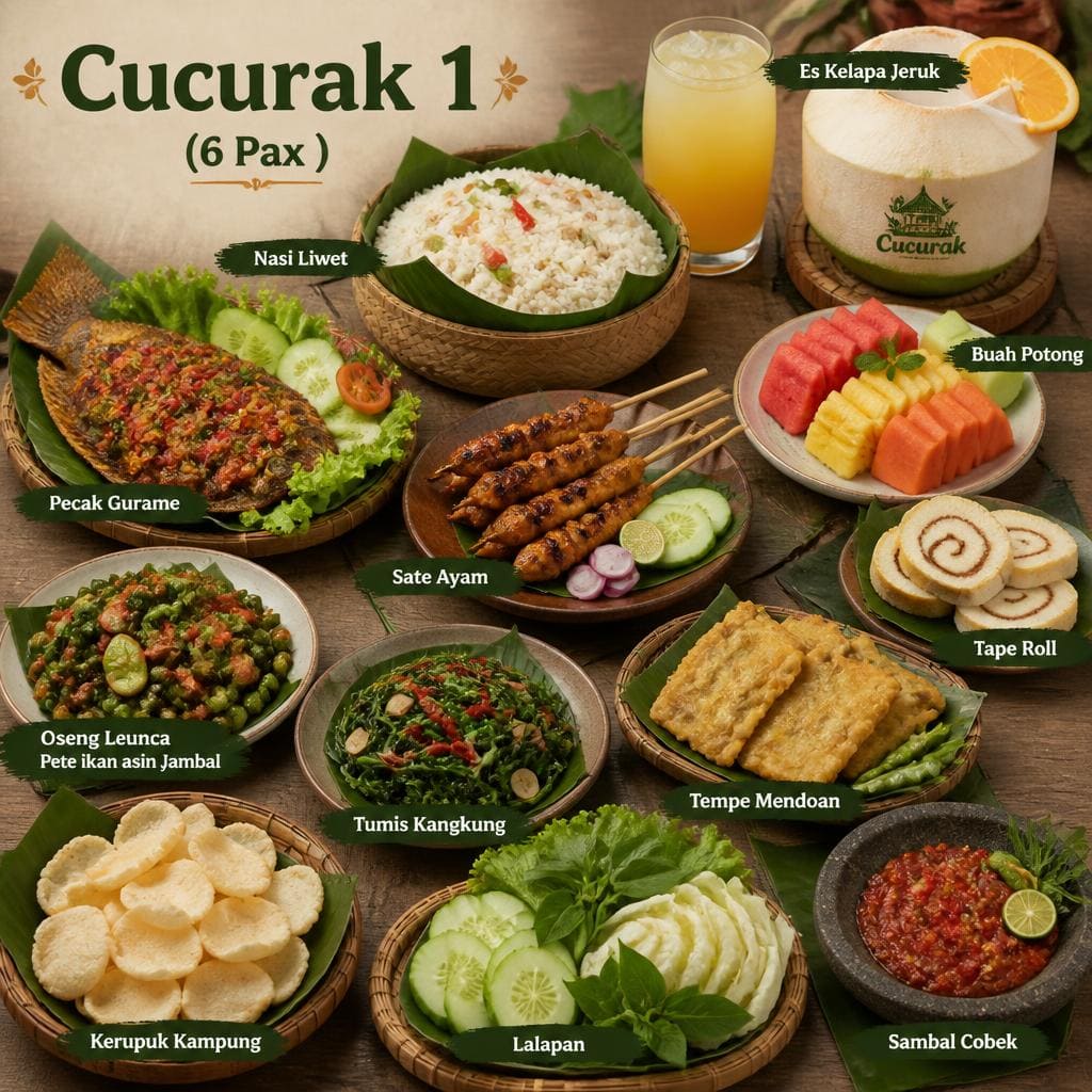 Cucurak 1 untuk 6 Pax di RM Bumi Aki
